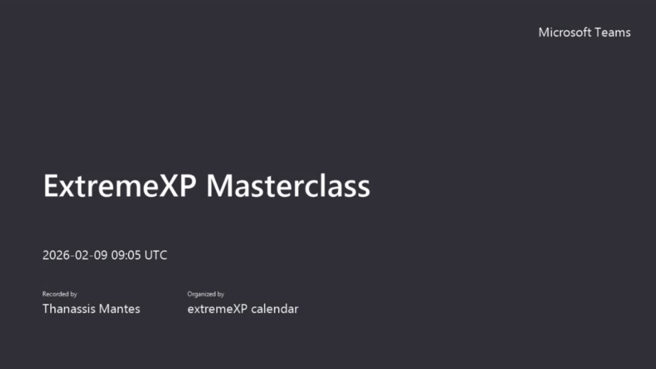 Full Masterclass (February 9th 2026)