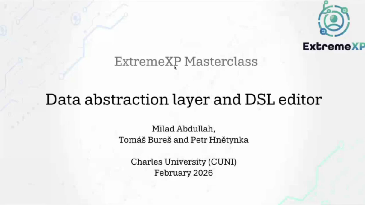 Part 4/10 (data abstraction layer and DSL editor)